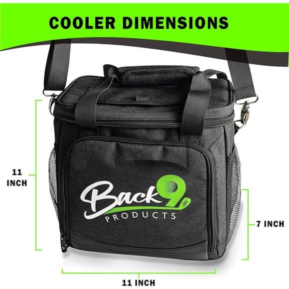 Golf Cart Cooler Bag with Magnetic Lid - Collapsible - Backpack Leak-Proof - Picture 2 of 6